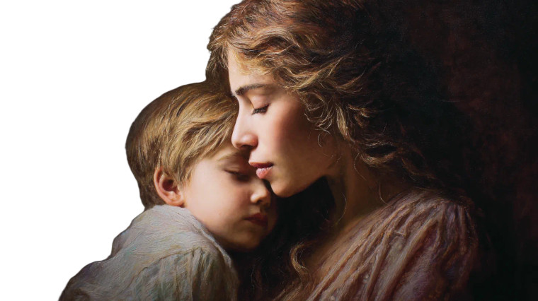 Mother And Son V45 Vinyl Car Decal Sticker – Waterproof & UV-Resistant 2.72"