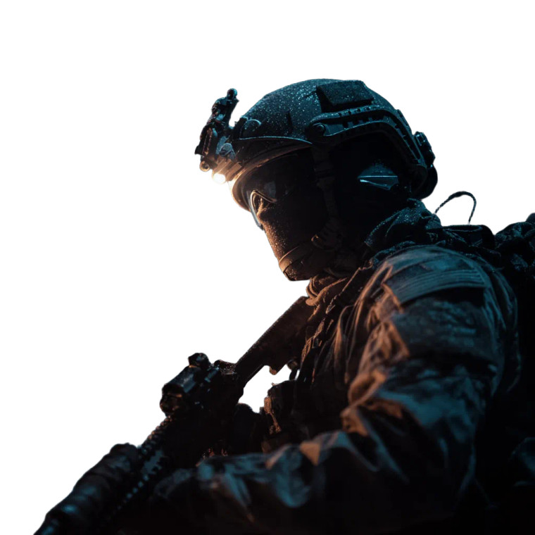 Lone Night Soldier Vinyl Car Decal Sticker – Waterproof & UV-Resistant 6.826666666666667"