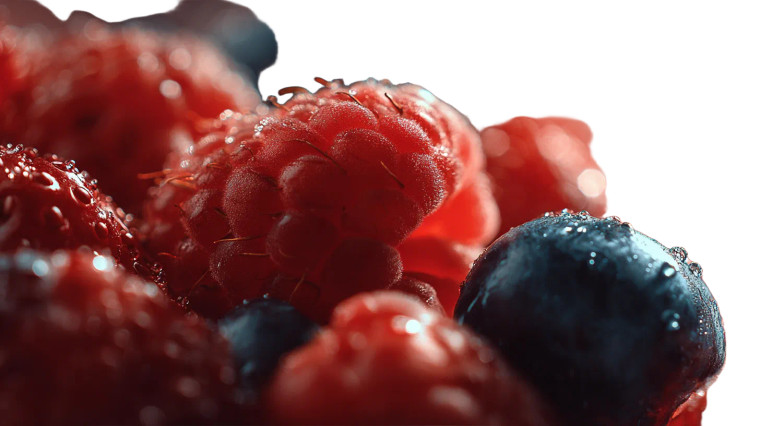 Close-Up Berries V2 Vinyl Car Decal Sticker – Waterproof & UV-Resistant 5.4