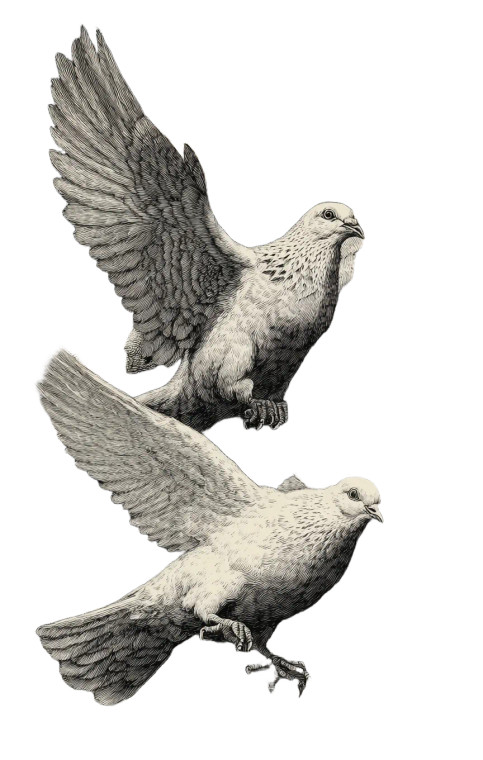 Doves Flying Sunward Vinyl Car Decal Sticker – Waterproof & UV-Resistant 4.533333333333333" Doves Flying Sunward Vinyl Car Decal Sticker – Waterproof & UV-Resistant 4.533333333333333"