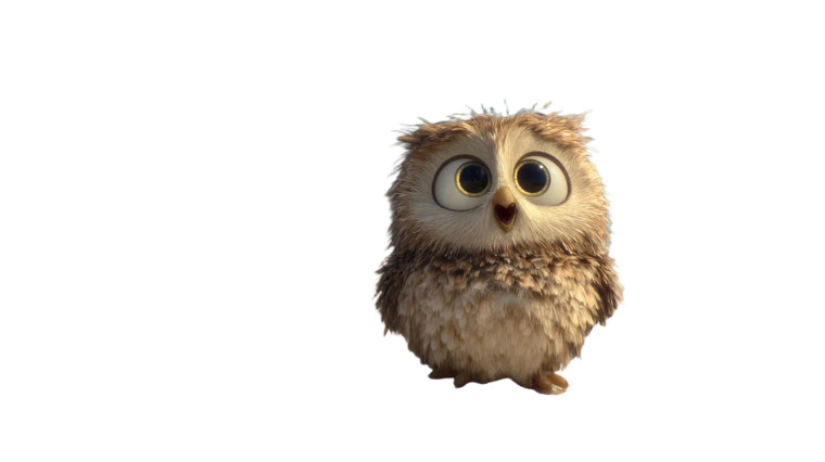 Happy Beach Owl Vinyl Car Decal Sticker – Waterproof & UV-Resistant 2.72"