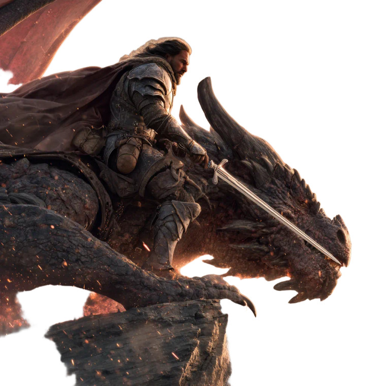 Dragon Rider V48 Vinyl Car Decal Sticker – Waterproof & UV-Resistant 6.826666666666667"