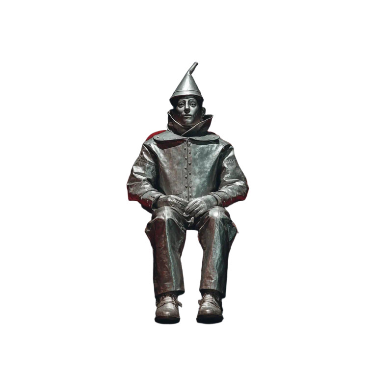 Tin Man At Theater Vinyl Car Decal Sticker – Waterproof & UV-Resistant 6.826666666666667"
