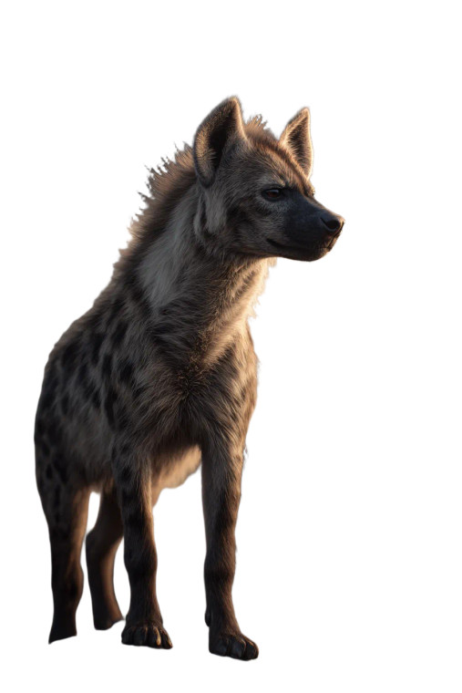 Realistic Hyena Portrait Vinyl Car Decal Sticker – Waterproof & UV-Resistant 4.4