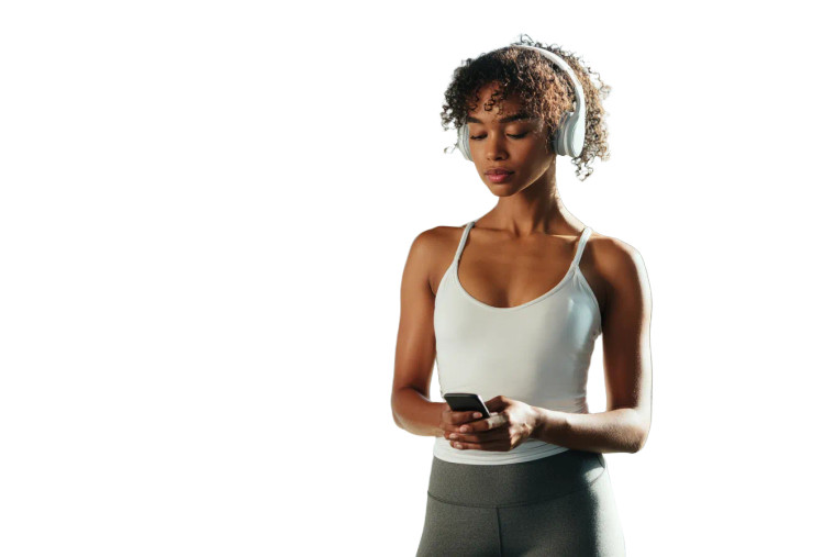 Dancer With Smartphone Vinyl Car Decal Sticker – Waterproof & UV-Resistant 5.97333333333333