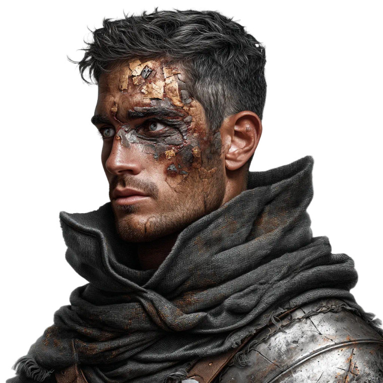 Medieval Bandit Vinyl Car Decal Sticker – Waterproof & UV-Resistant 3.4133333333333336"