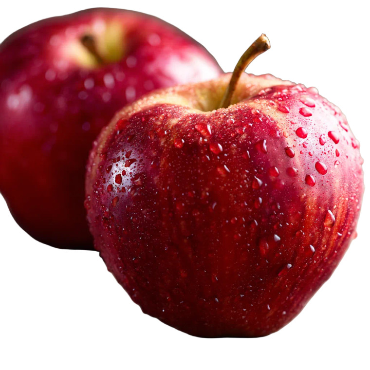 Fresh Red Apples V2 Vinyl Car Decal Sticker – Waterproof & UV-Resistant 3.4133333333333336"