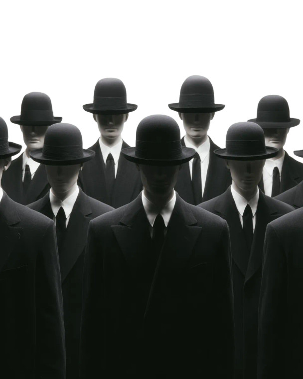 Faceless Figures Ensemble Vinyl Car Decal Sticker – Waterproof & UV-Resistant 4.0"