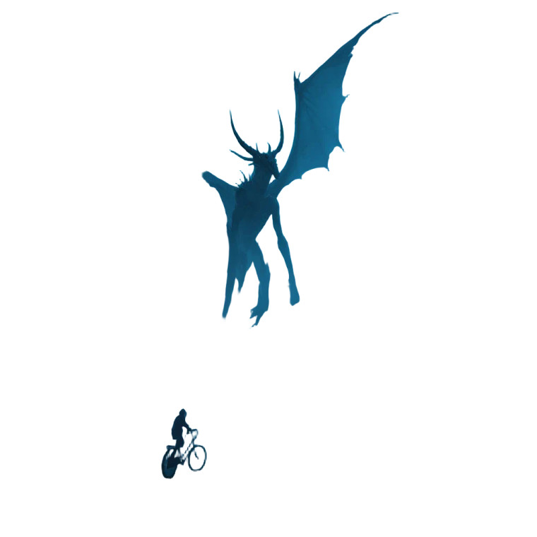 Demon Stalker Vinyl Car Decal Sticker – Waterproof & UV-Resistant 3.4133333333333336"