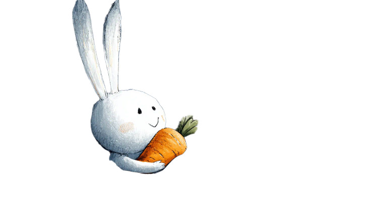 Moonlit Rabbit V3 Vinyl Car Decal Sticker – Waterproof & UV-Resistant 2.72"
