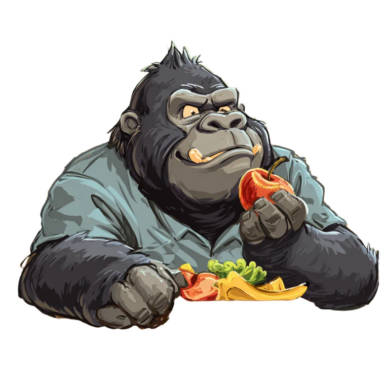 Gorilla In Class Vinyl Car Decal Sticker – Waterproof & UV-Resistant 6.826666666666667"