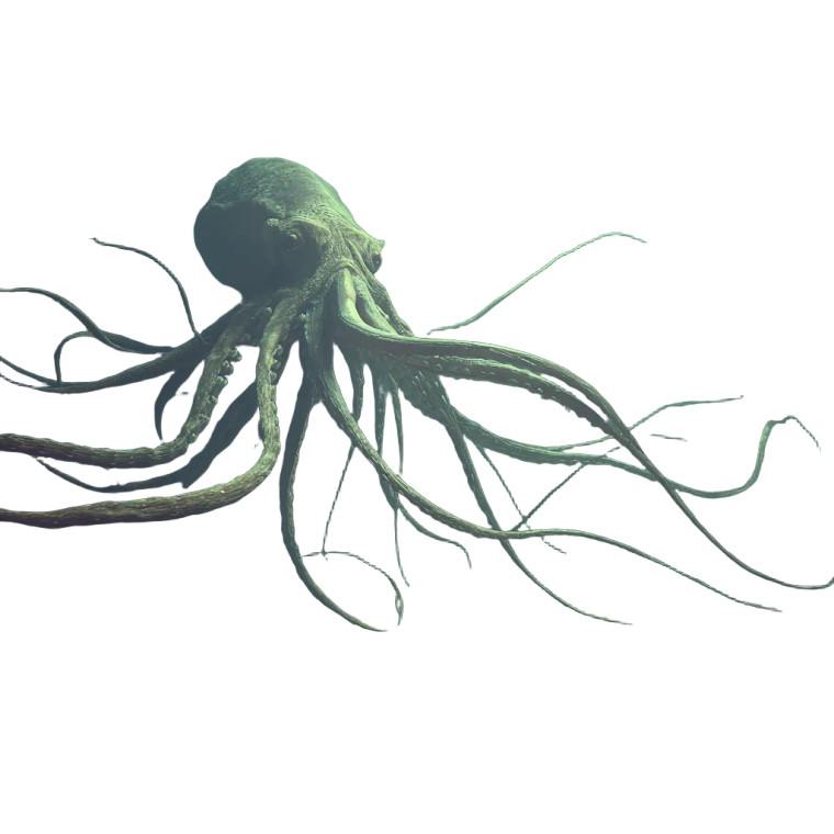Giant Squid Monster Vinyl Car Decal Sticker – Waterproof & UV-Resistant 3.4133333333333336"