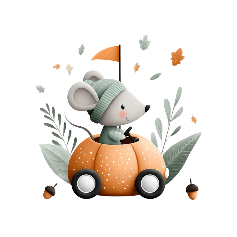 Baby Mouse Driver Vinyl Car Decal Sticker – Waterproof & UV-Resistant 6.826666666666667"