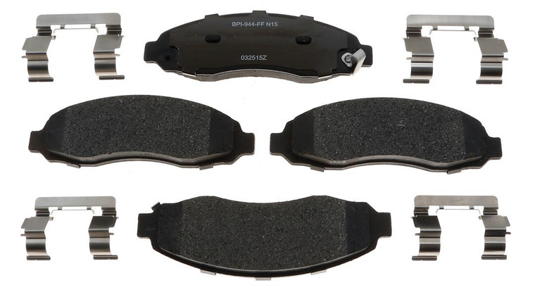 Premium R-Line Metallic Brake Pads | 2003-2004 Dodge Dakota | OE Replacement, Includes Mounting Hardware