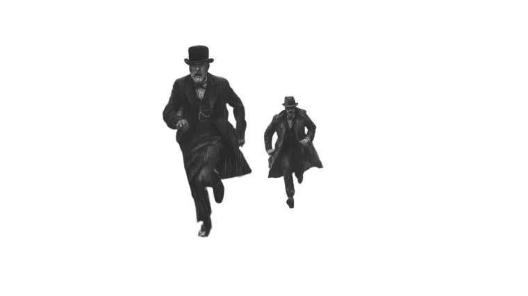 Victorian Jedi Chase Vinyl Car Decal Sticker – Waterproof & UV-Resistant 5.4