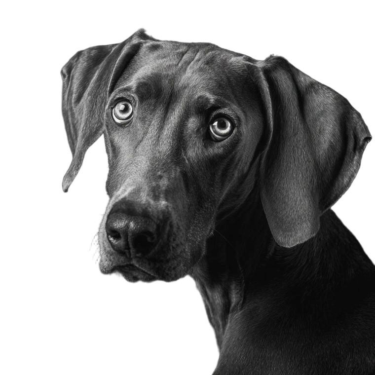Dog V138 Vinyl Car Decal Sticker – Waterproof & UV-Resistant 3.4133333333333336"