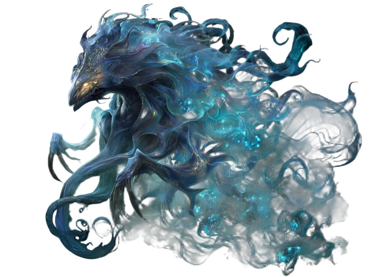 Abyssal Shadow Creature Vinyl Car Decal Sticker – Waterproof & UV-Resistant 6.1866666666666665"