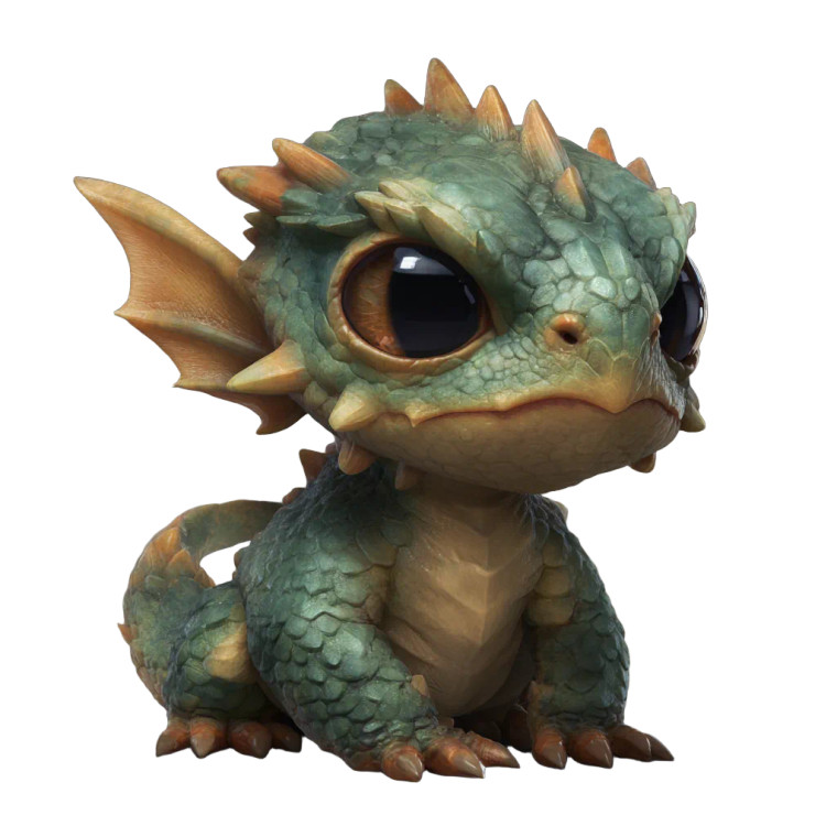 Baby Dragon V13 Vinyl Car Decal Sticker – Waterproof & UV-Resistant 6.826666666666667"