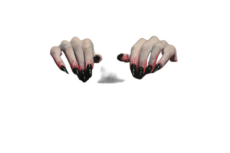 Gothic Coffin Hands Vinyl Car Decal Sticker – Waterproof & UV-Resistant 2.986666666666667"