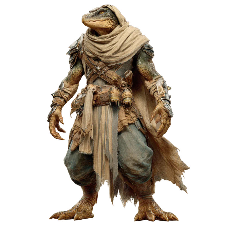 Reptilian Hybrid Warrior Vinyl Car Decal Sticker – Waterproof & UV-Resistant 3.4133333333333336"