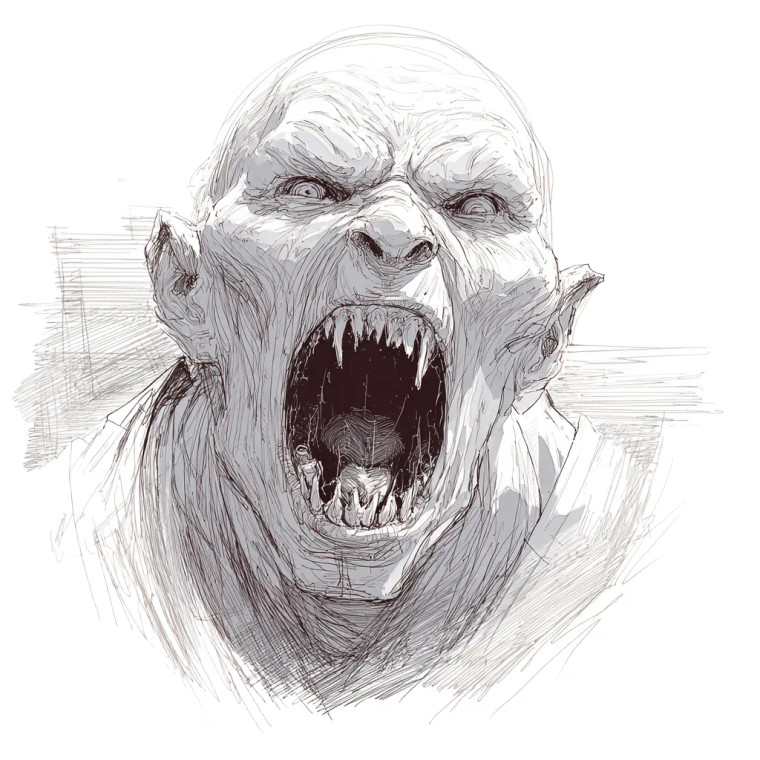 Horrifying Hunchback Vinyl Car Decal Sticker – Waterproof & UV-Resistant 3.4133333333333336"