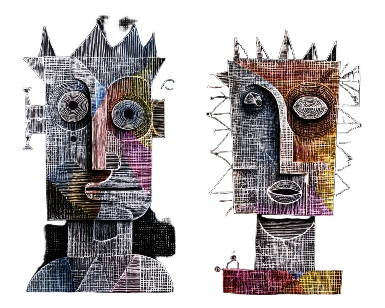 Subhuman Portrait Vinyl Car Decal Sticker – Waterproof & UV-Resistant 3.2"