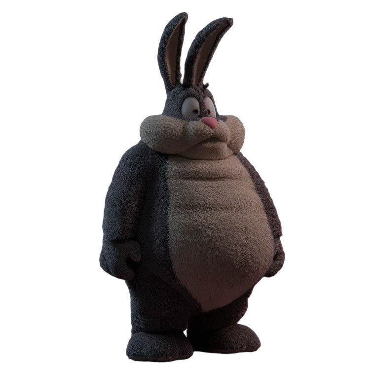 Big Chungus Vinyl Car Decal Sticker – Waterproof & UV-Resistant 3.4133333333333336"