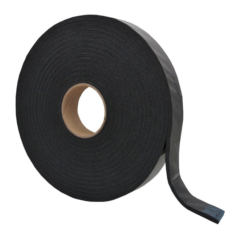 Premium USA-Made Multi Purpose Weather Stripping | Truck Cap Seal | 30ft Roll, Black PVC Foam | Quiets Rattles, Seals Against Dust