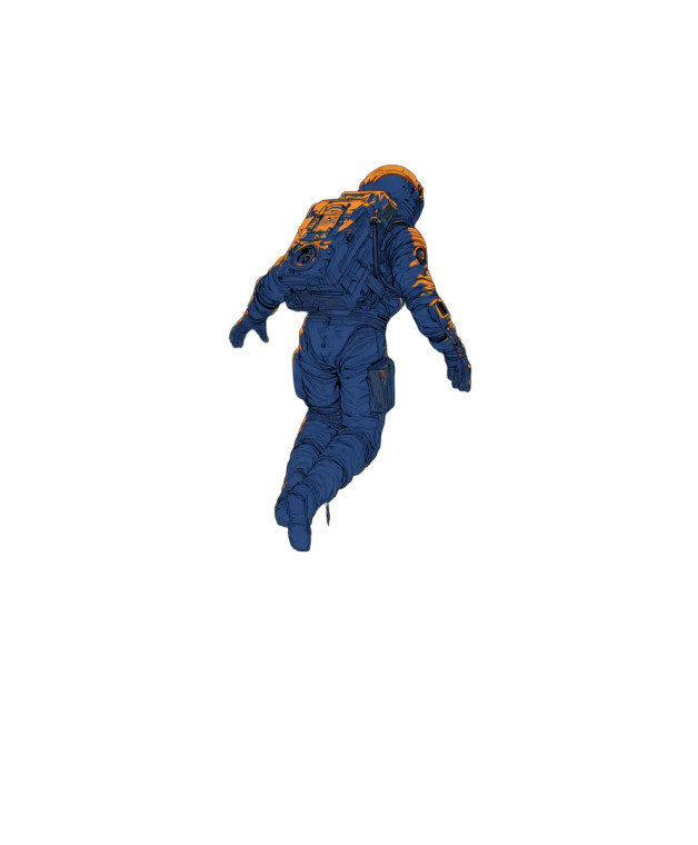 Astronaut Portal Escape Vinyl Car Decal Sticker – Waterproof & UV-Resistant 8.0"