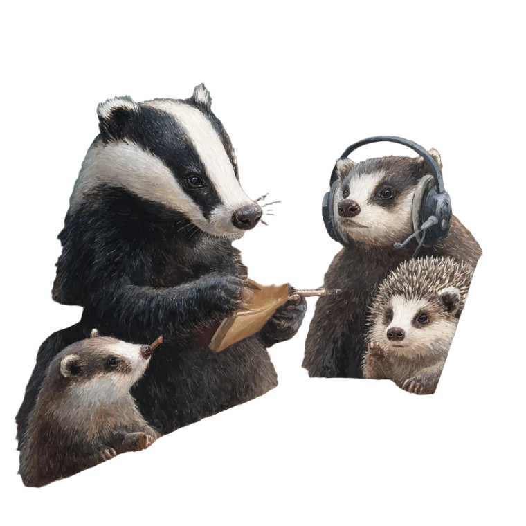 Teaching Badger Class Vinyl Car Decal Sticker – Waterproof & UV-Resistant 3.4133333333333336"