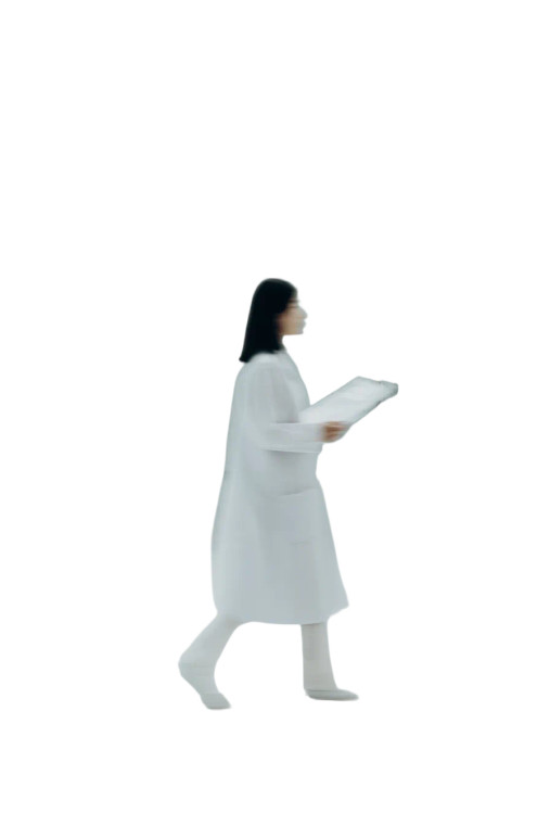 Korean Doctor Walking Vinyl Car Decal Sticker – Waterproof & UV-Resistant 8.96"