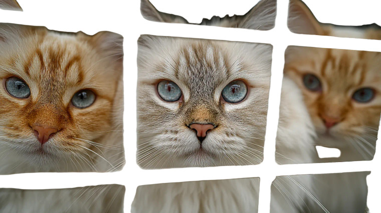 Sad Ragdoll Cats Vinyl Car Decal Sticker – Waterproof & UV-Resistant 5.4
