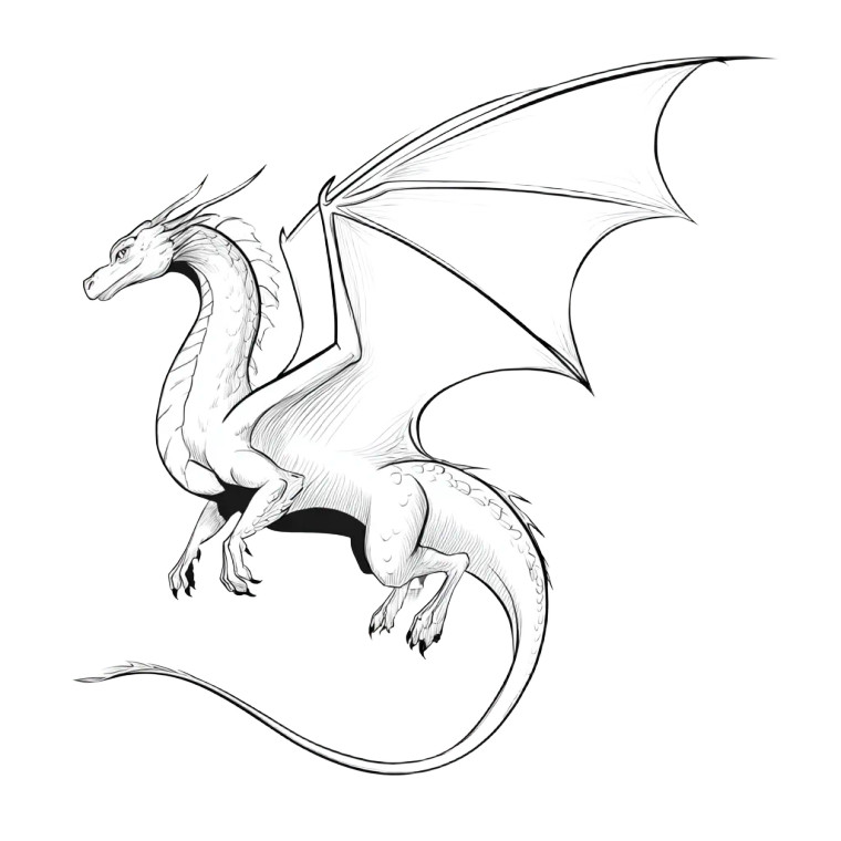 Nordic Dragon Silhouette Vinyl Car Decal Sticker – Waterproof & UV-Resistant 3.4133333333333336"
