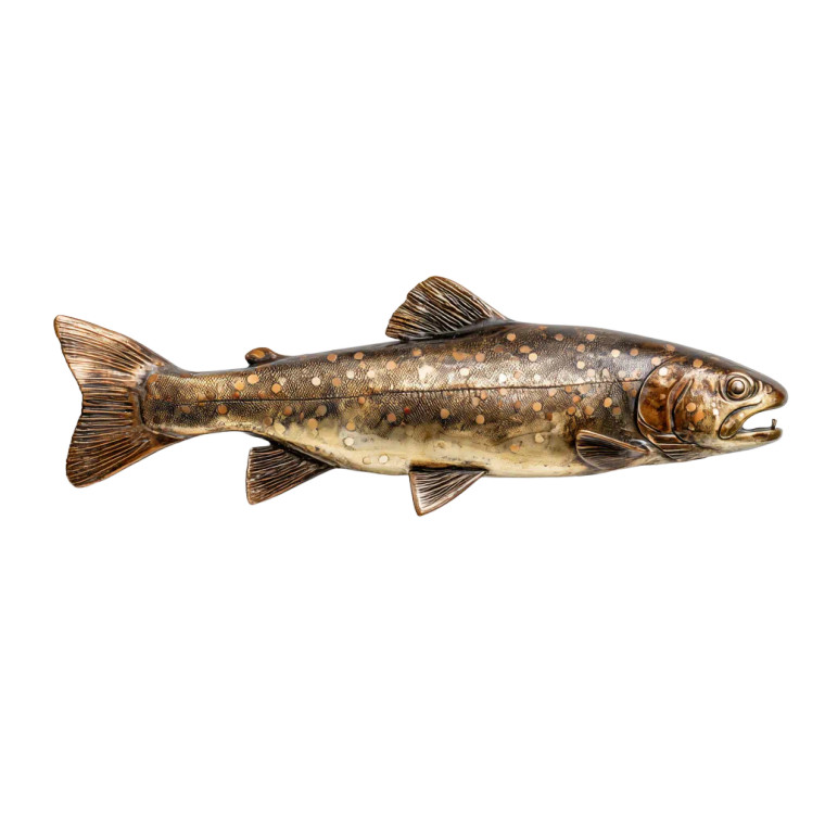 Bronze Trout Vinyl Car Decal Sticker – Waterproof & UV-Resistant 6.826666666666667"