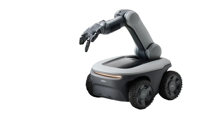 Ai Mowing Robot Vinyl Car Decal Sticker – Waterproof & UV-Resistant 2.72"