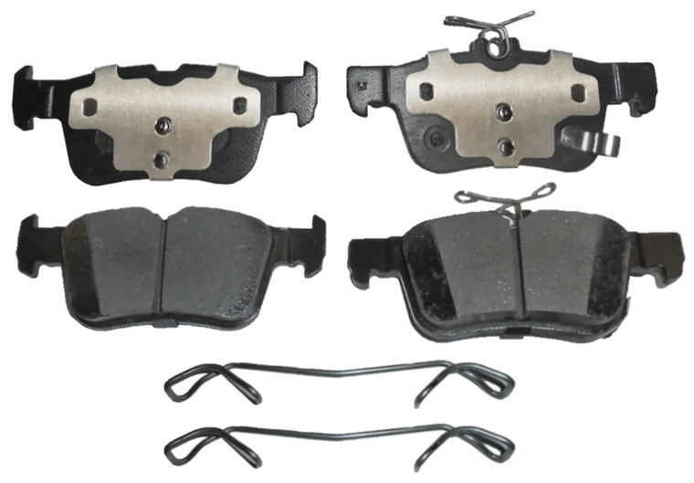 Enhanced Hybrid Technology Brake Pads | Fit 2016-2021 Civic, RDX | Quiet Operation, Premium Shims