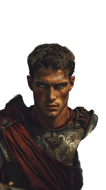 Gladiator'S Gaze Vinyl Car Decal Sticker – Waterproof & UV-Resistant 9.706666666666667"