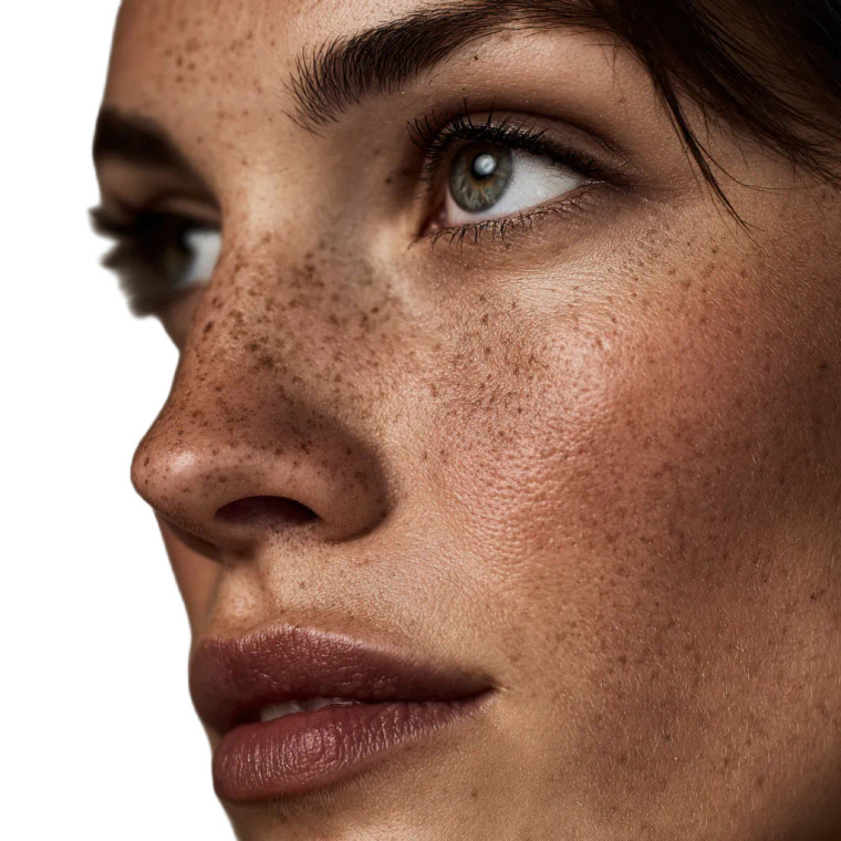 Modern Skincare Portrait Vinyl Car Decal Sticker – Waterproof & UV-Resistant 3.4133333333333336"