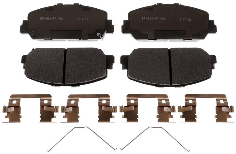 Raybestos Brakes Brake Pad MGD1625CH R-Line; OE Replacement; Ceramic; Includes Mounting Hardware