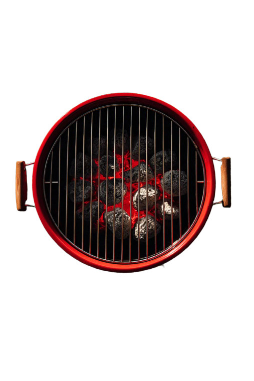 Charcoal Grill Advertisement Vinyl Car Decal Sticker – Waterproof & UV-Resistant 8.96"