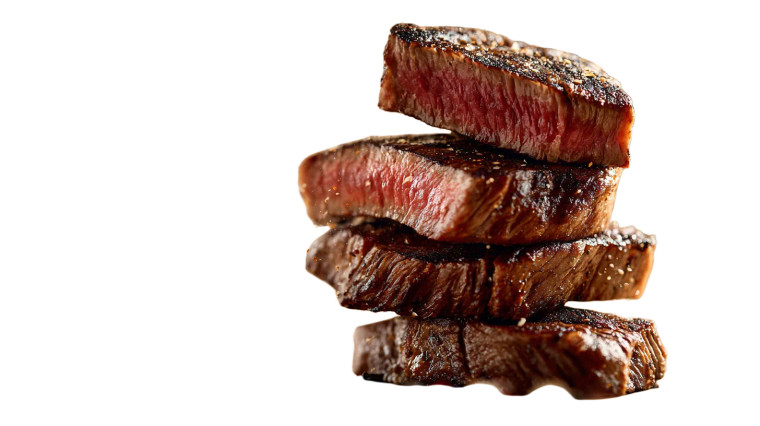 Falling Beef Steak Vinyl Car Decal Sticker – Waterproof & UV-Resistant 5.4