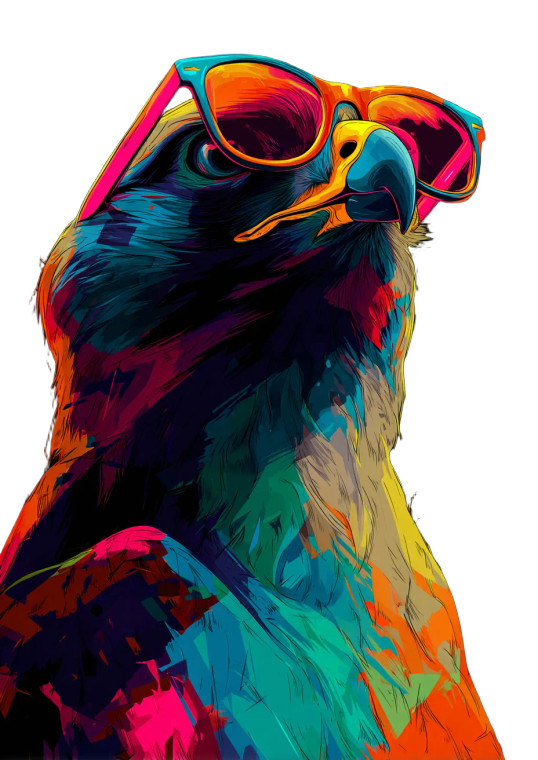 Hawk Dog Vinyl Car Decal Sticker – Waterproof & UV-Resistant 4.373333333333333"