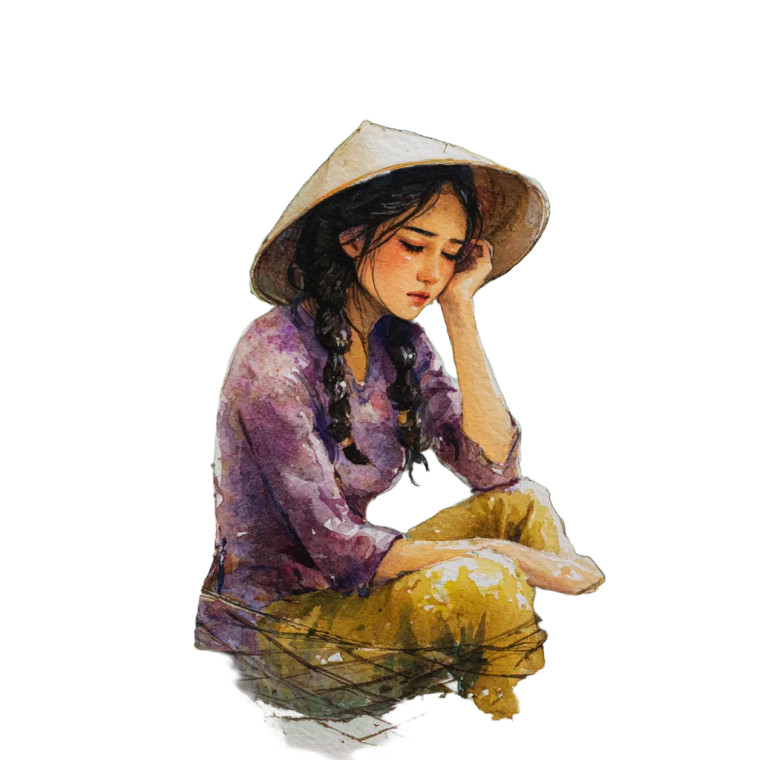 Sad Vietnamese Woman V2 Vinyl Car Decal Sticker – Waterproof & UV-Resistant 3.4133333333333336" Sad Vietnamese Woman V2 Vinyl Car Decal Sticker – Waterproof & UV-Resistant 3.4133333333333336"