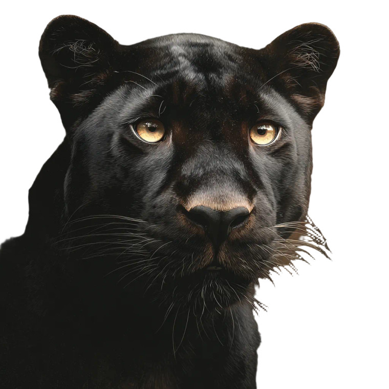 Panther Portrait V3 Vinyl Car Decal Sticker – Waterproof & UV-Resistant 3.4133333333333336"