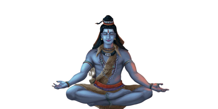 Omni Shiva Meditating Vinyl Car Decal Sticker – Waterproof & UV-Resistant 5.12"
