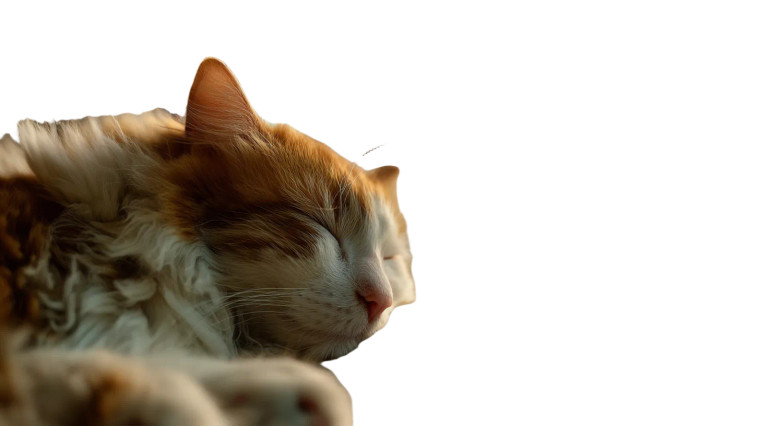 Sleeping Cat Fireworks Vinyl Car Decal Sticker – Waterproof & UV-Resistant 5.4