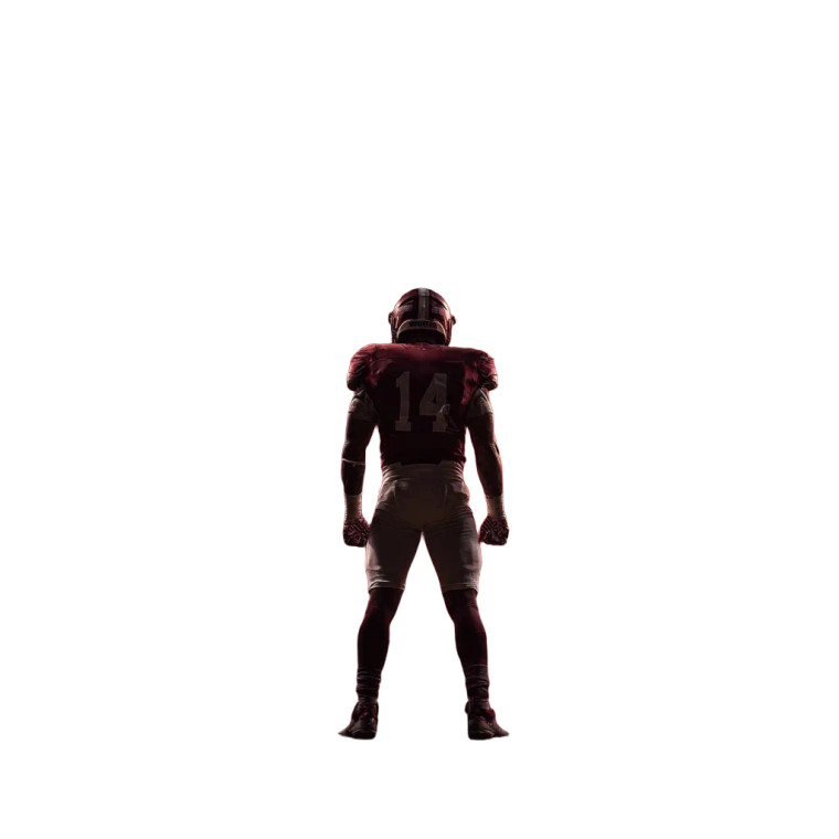 Epic Football Player V2 Vinyl Car Decal Sticker – Waterproof & UV-Resistant 3.4133333333333336"