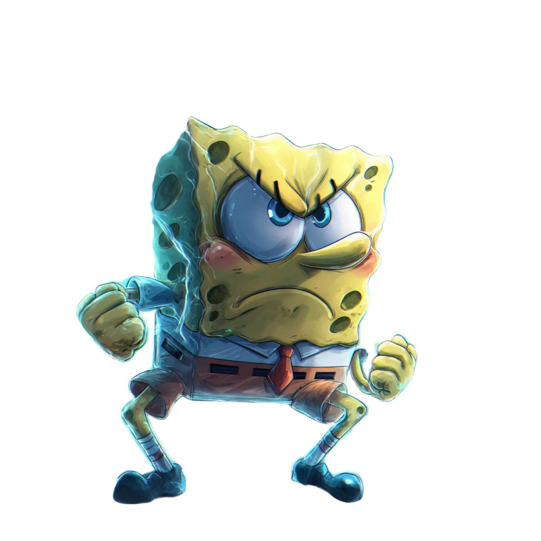 Anime Spongebob Vinyl Car Decal Sticker – Waterproof & UV-Resistant 3.4133333333333336"