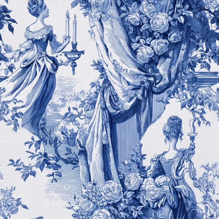 Elegant Rococo Woman V2 Vinyl Car Decal Sticker – Waterproof & UV-Resistant 3.4133333333333336"