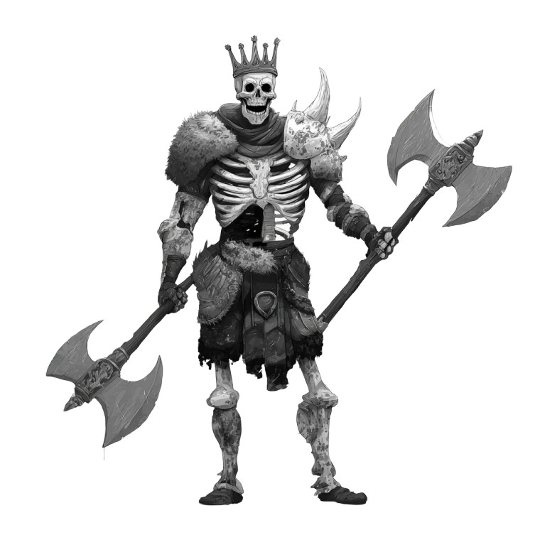 Skeleton Warrior V44 Vinyl Car Decal Sticker – Waterproof & UV-Resistant 3.4133333333333336"